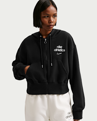 latte620　レディース　BLK S Nike Sportswear Phoenix Fleece Women's Full-Zip Hoodie. Nike RO